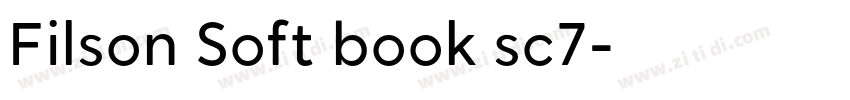 Filson Soft book sc7字体转换
